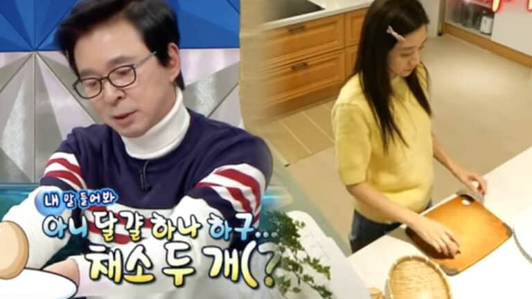 남편 김국진이 “집에서 콩 세알만 먹는다”라고 말한 강수지 식단